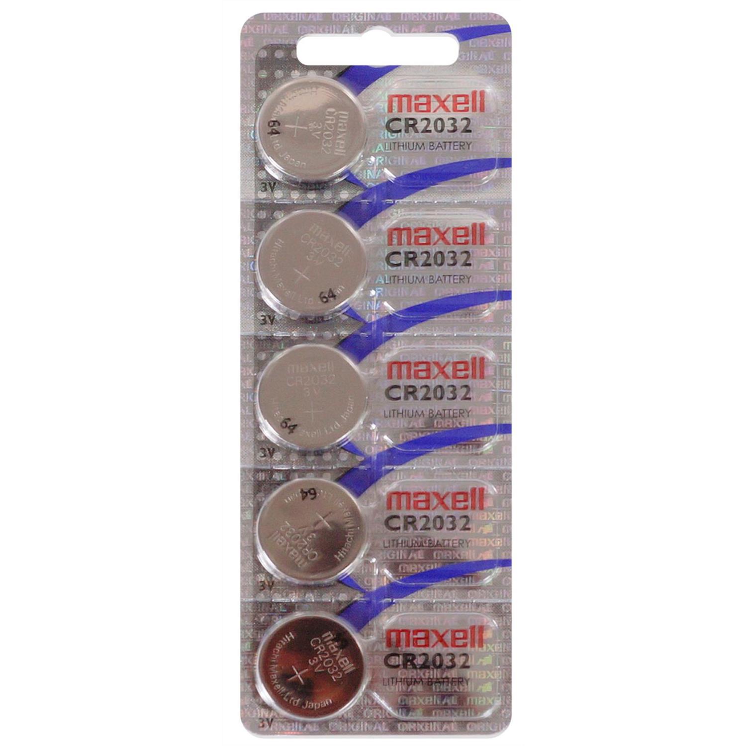 Blister de 5 piles bouton lithium cr2032 3v 18586300