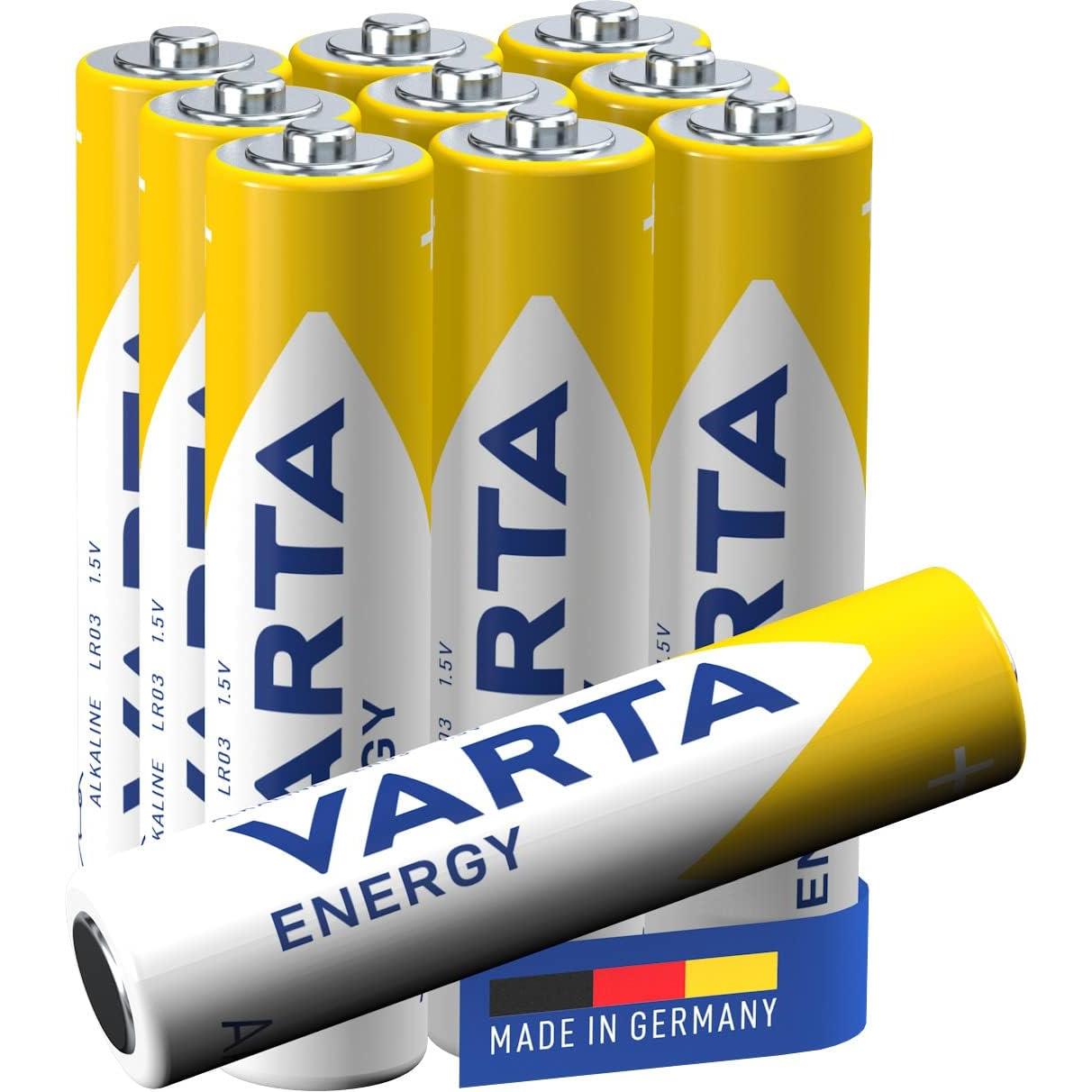 Varta boite de 10 piles alcalines energy micro / aaa / lr3 15v 4103229410