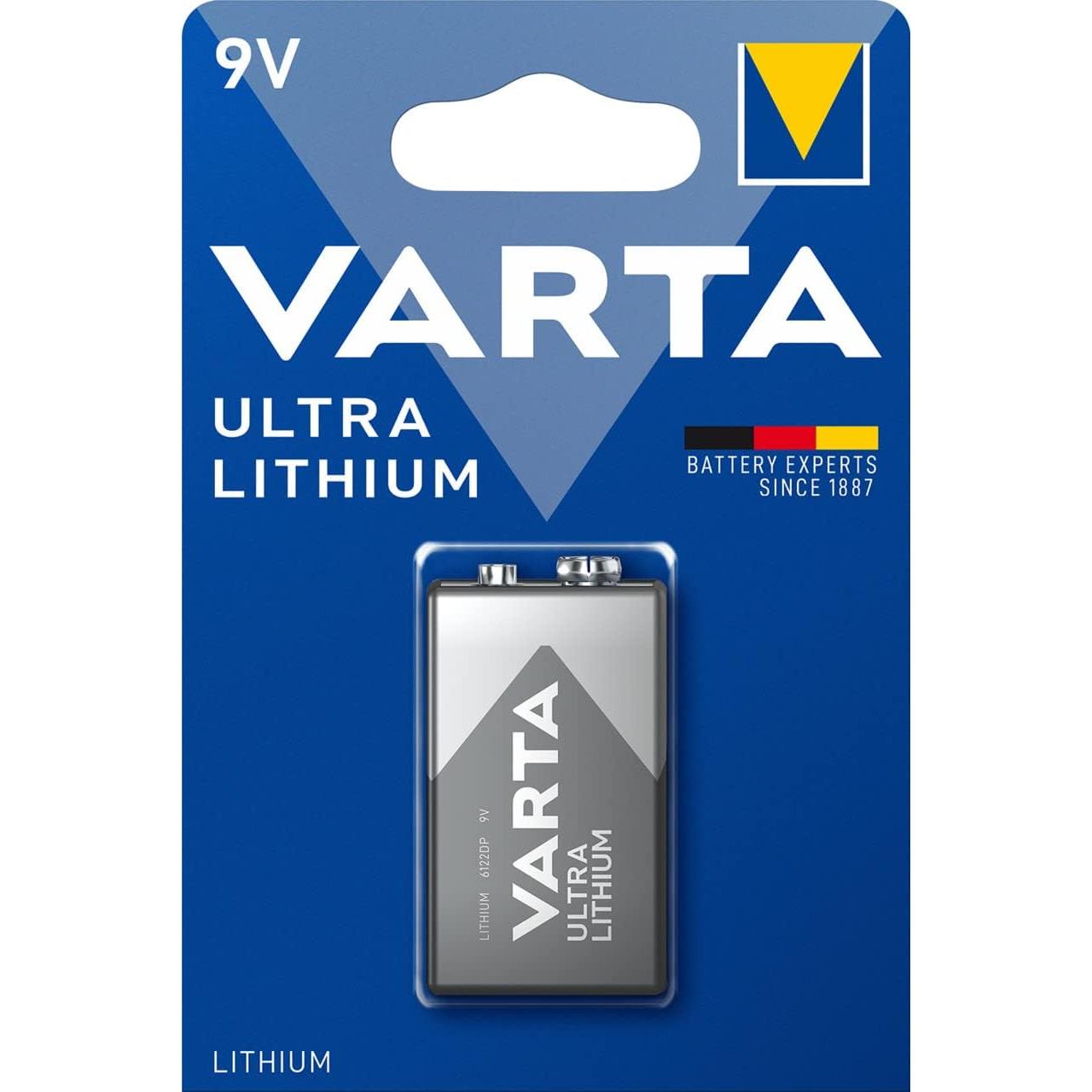 Varta pile ultra lithium e-block 9v 6122 6122301401
