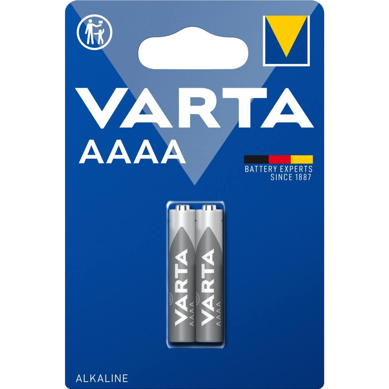 Varta blister de 2 piles alcalines "professional electronics"  1,5v aaaa lr61 4061101402