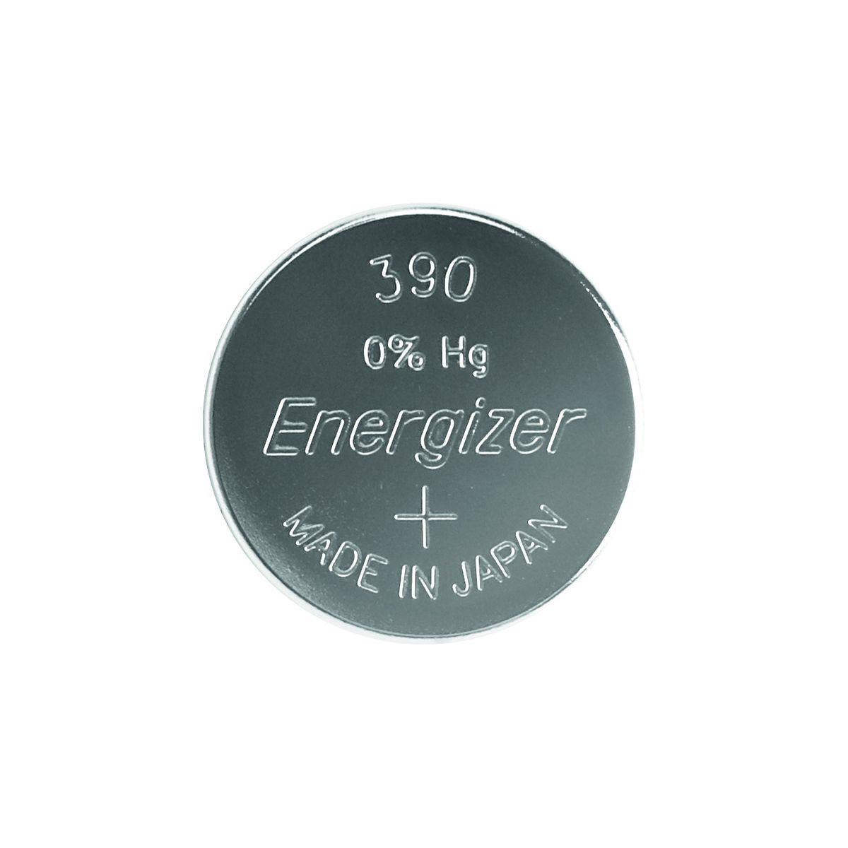 Energizer blister de 1 pile oxyde dargent pour montre 390/389 sr54 sr1130w 253047