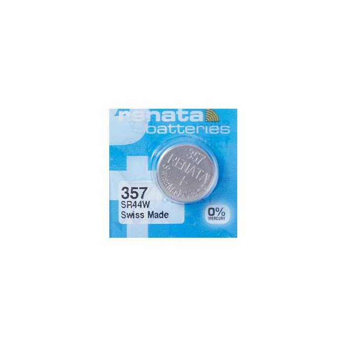 Blister de 1 pile bouton oxyde argent x357 sr44w x703227