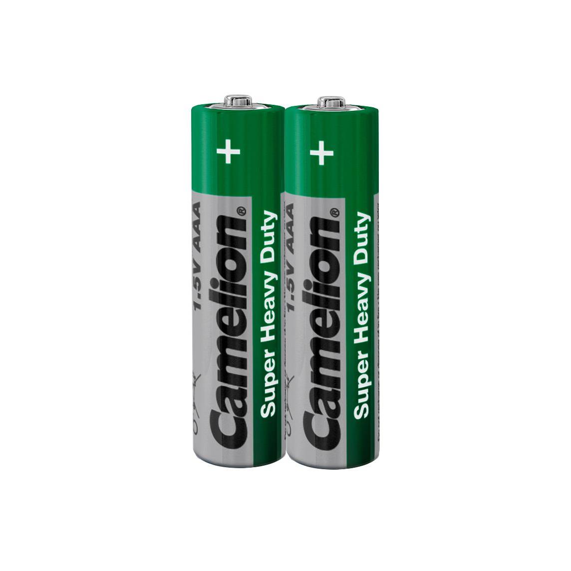 Camelion pack 2 piles super heavy duty verte r03 micro aaa 10100203