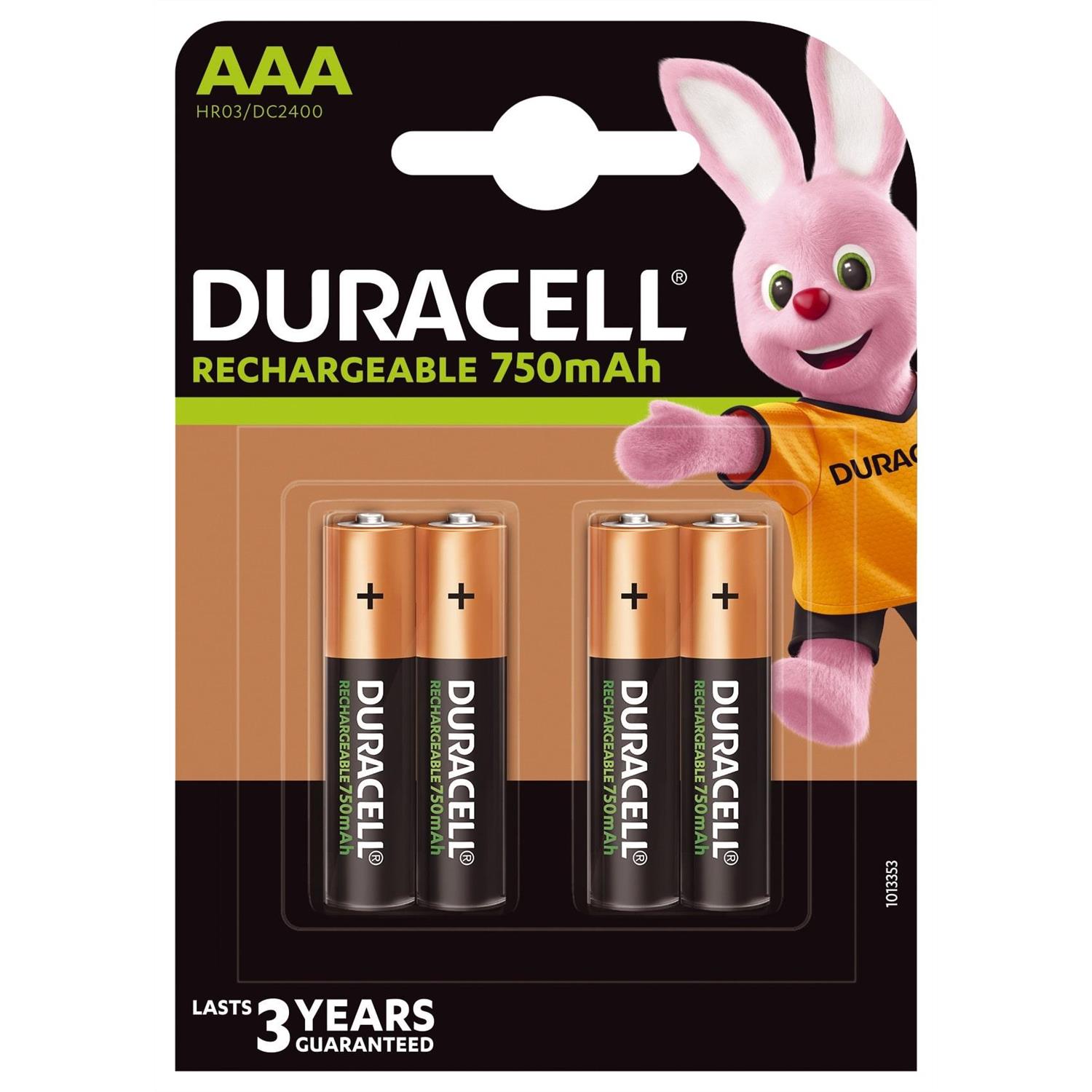 Blister de 4 accus rechargeables 1,2v aaa hr3 750mah 4043916